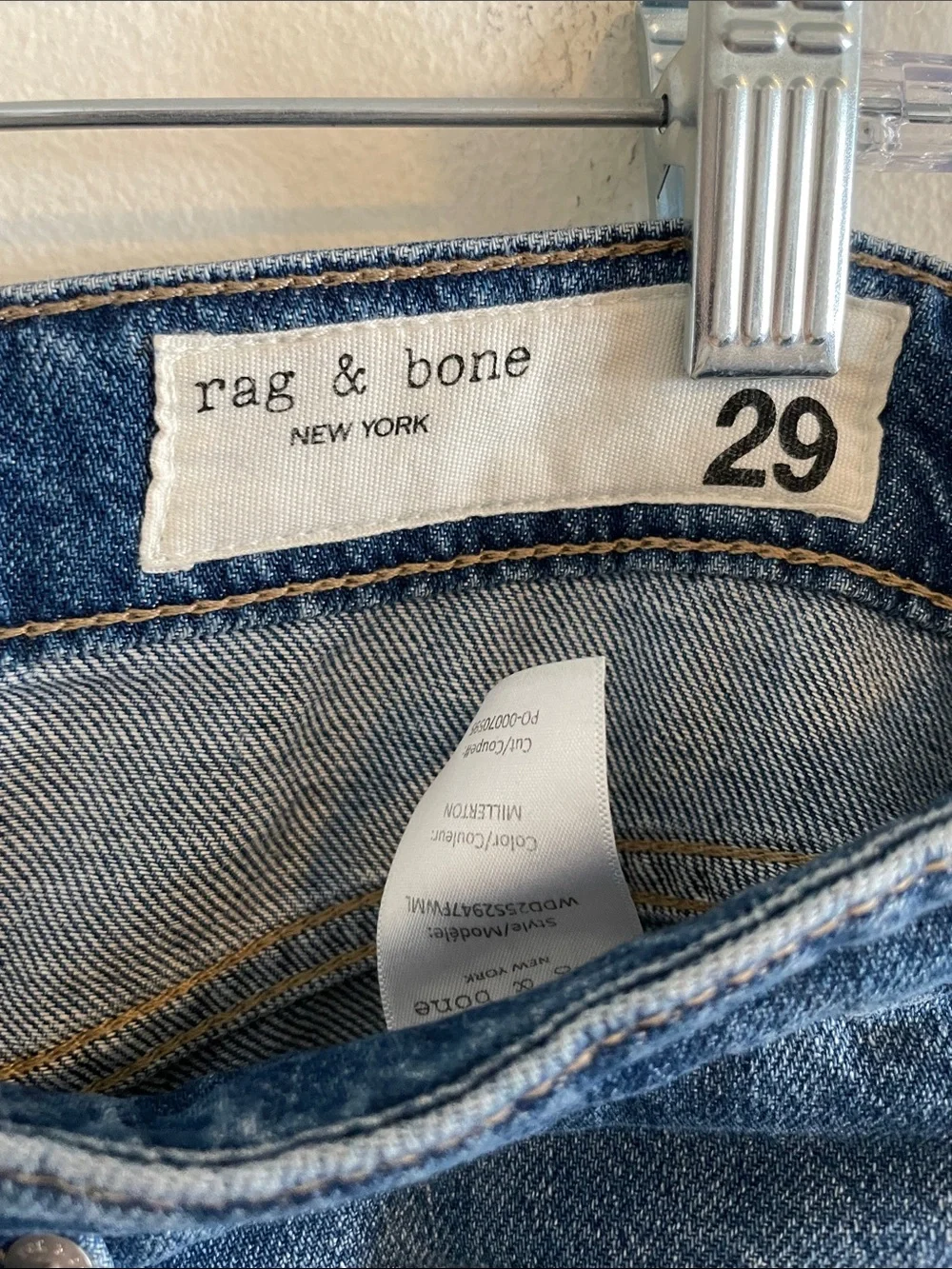 Rag & Bone Featherweight Dre Low Rise Baggy Boyfriend Jeans Women’s 29 Millerton